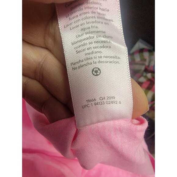 OshKosh BGosh Girls Pink Ruffle Sleeve Top Size 12 - Picture 4 of 5